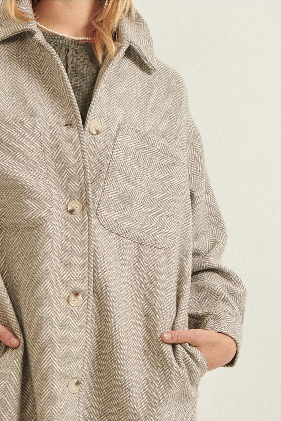 Oversized Tweed Jacket